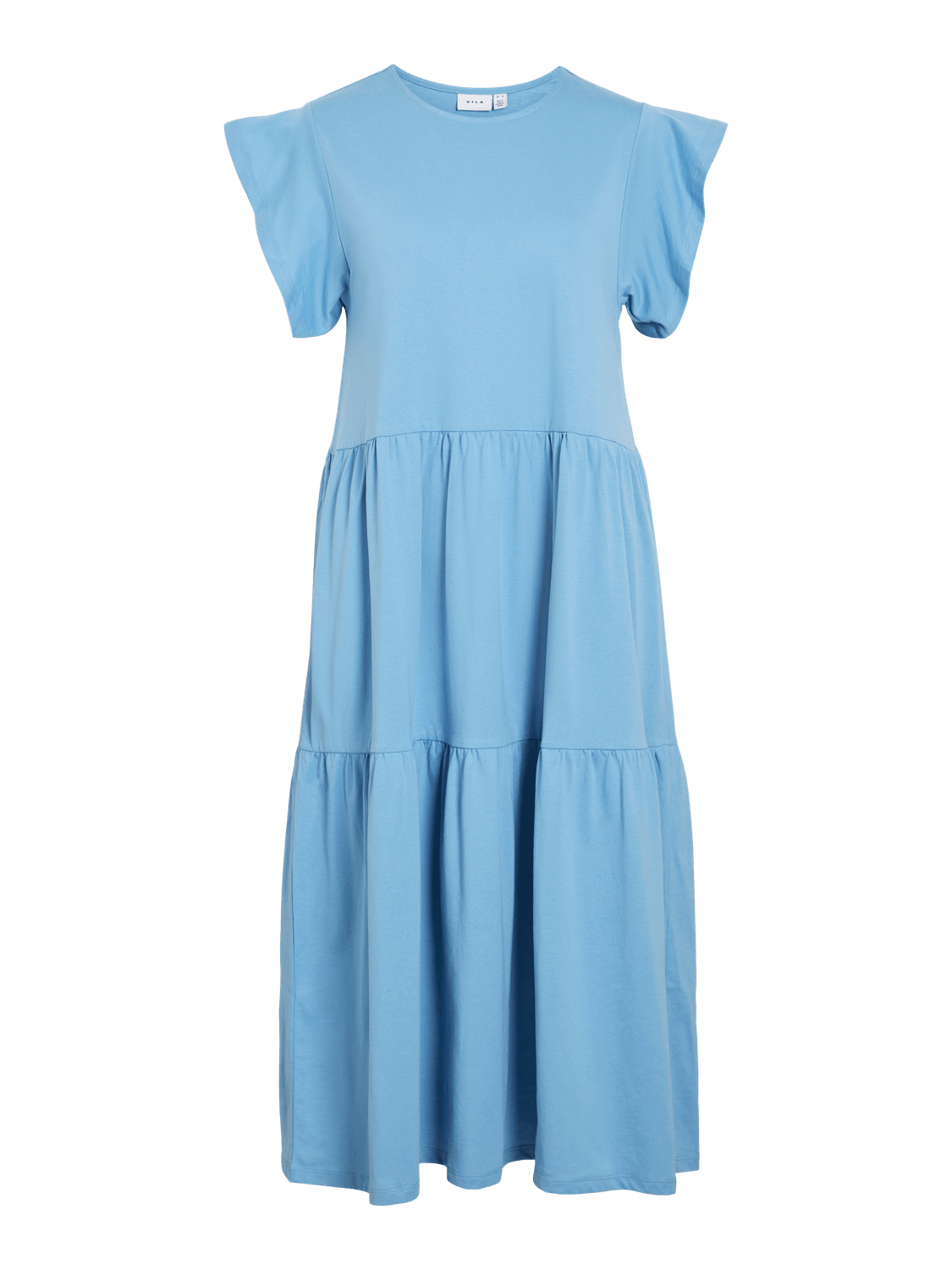 VISUMMER Midi Dress - Blissful Blue - VERO MODA & VILA Bergvik